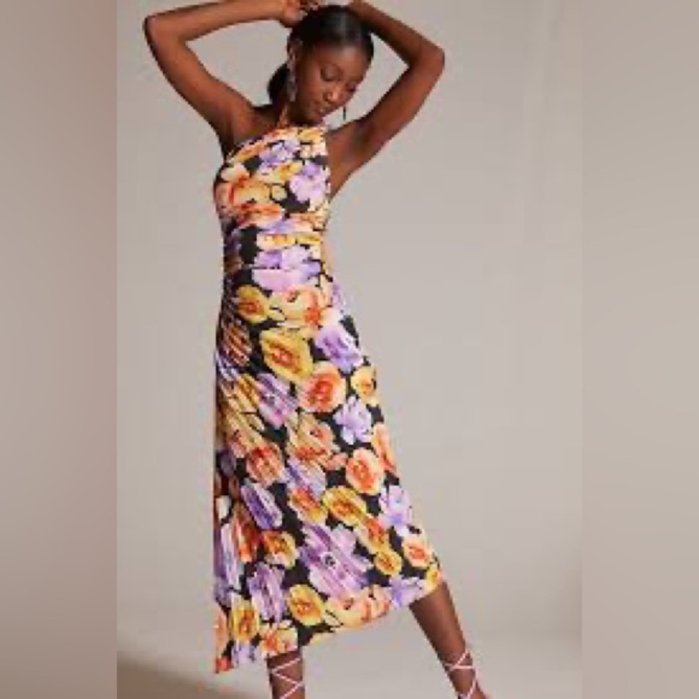Anthropologie Geisha Designs Midi Dress. Never worn.  New with tags.